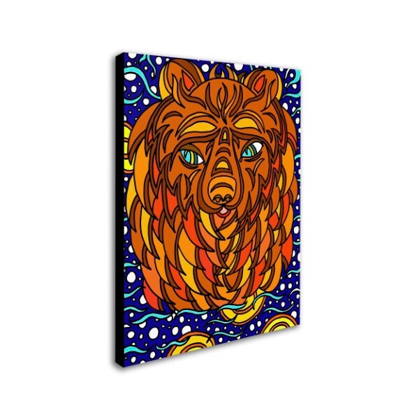 Kathy G. Ahrens 'Bailey The Bear Alive' Canvas Art,18x24